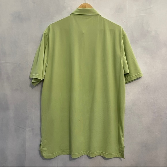 Peter Millar Summer Comfort Golf Polo Green Large - Picture 7 of 10